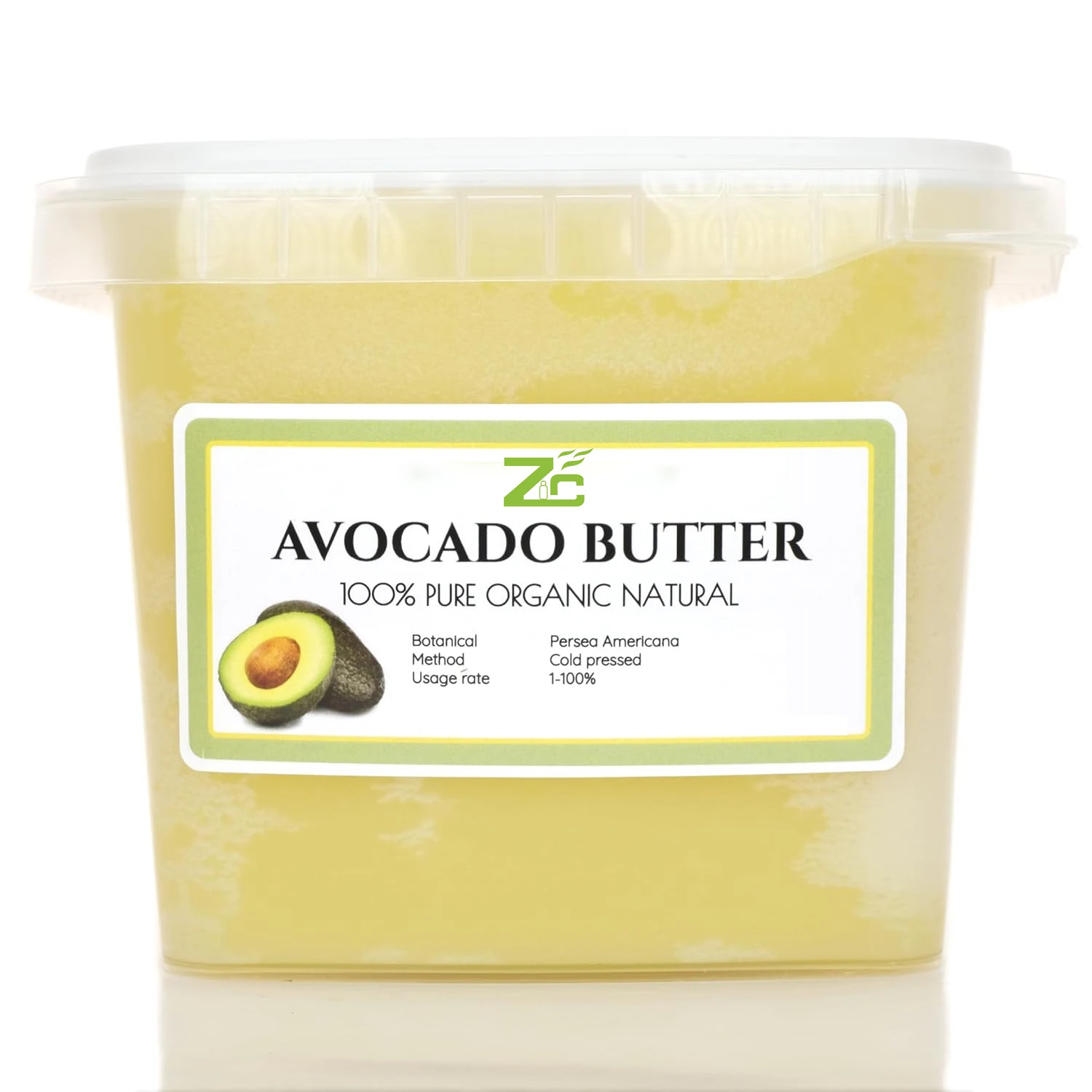 Avocado Butter Raw Organic Unrefined For Cosmetics - 100% Pure Natural Persea americana Oil Extract | Wholesale Price, Bulk 1kg