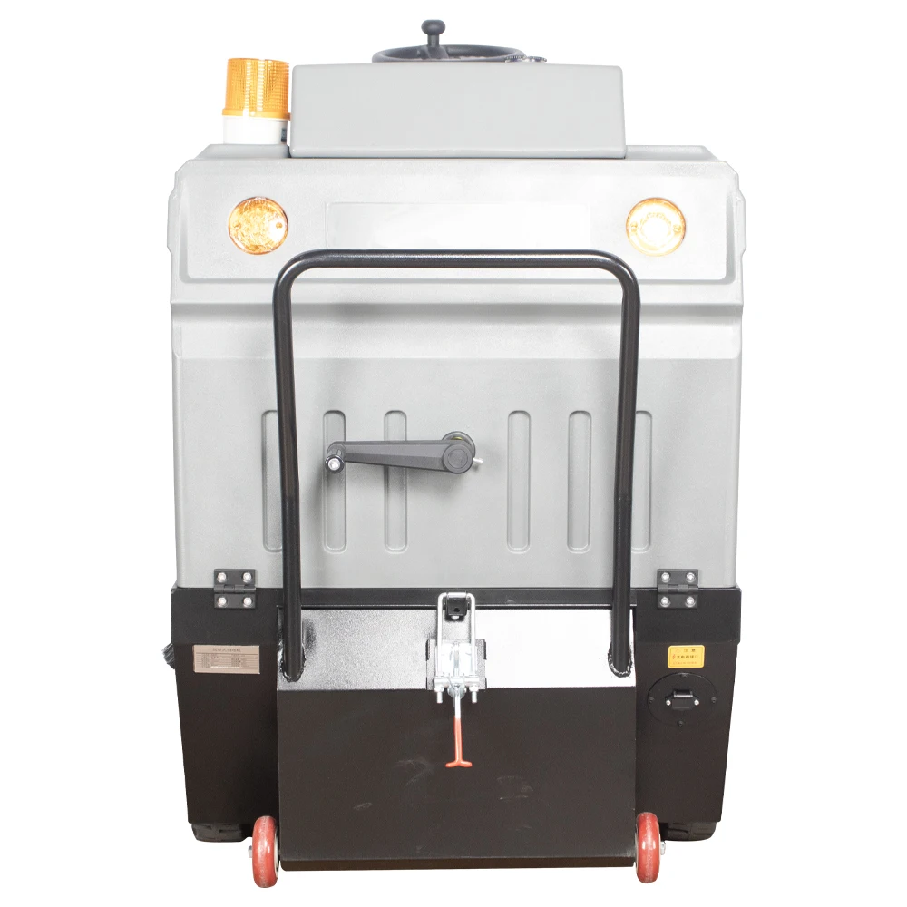 Someone Operation Ride on Floor Cleaner Mini Road Street Sweeper Truck for Sale