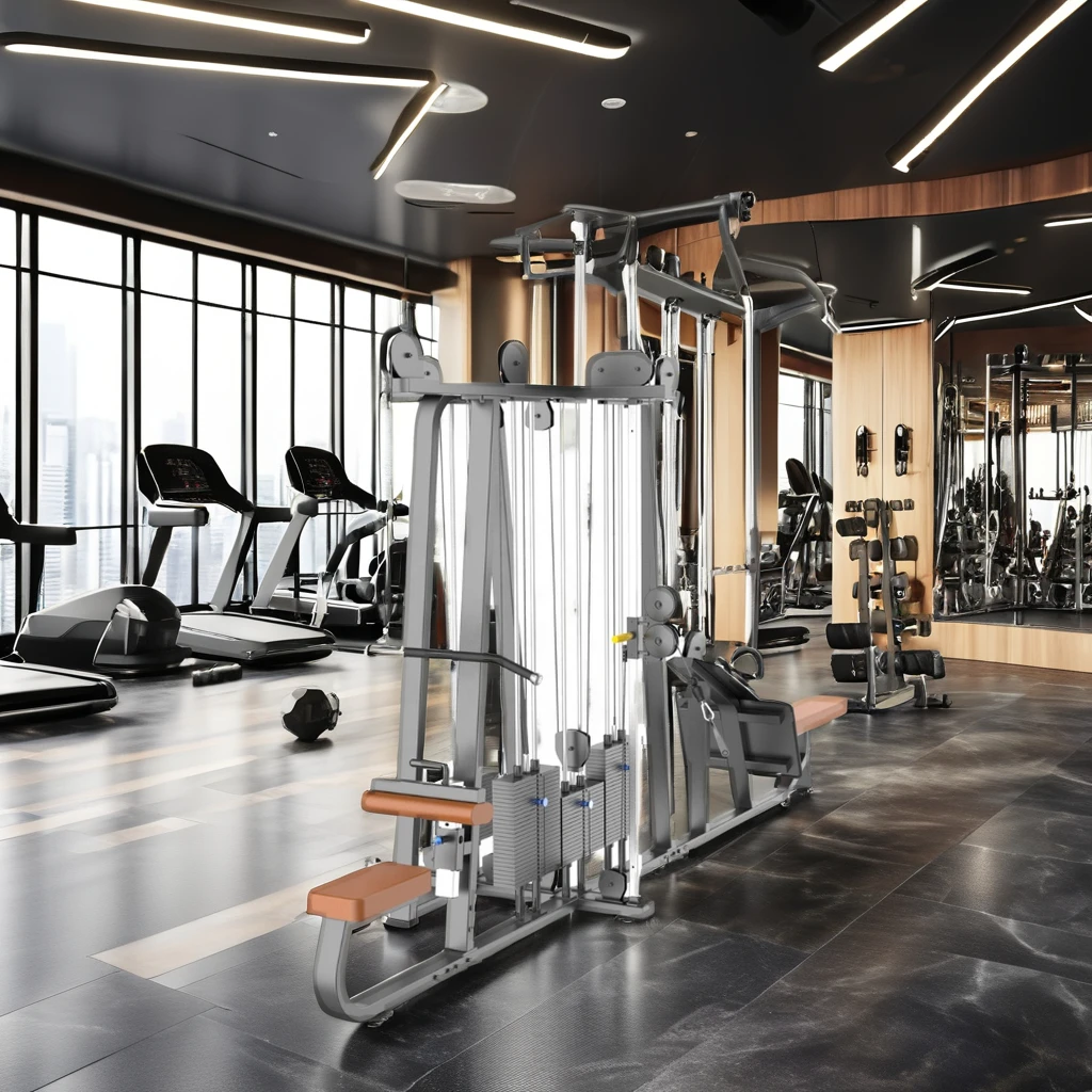 Sporting Wholesale Exercise Functional Trainer Machine Commercial Gym Fitness Equipment 4 Station Multi Gym