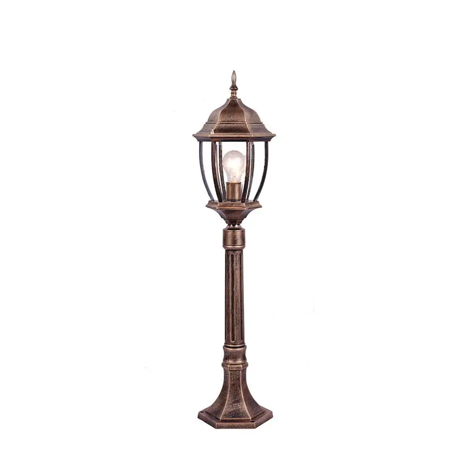 
New Design High Quality Lampposts Aluminum Integrated All In One Led Garden Light 