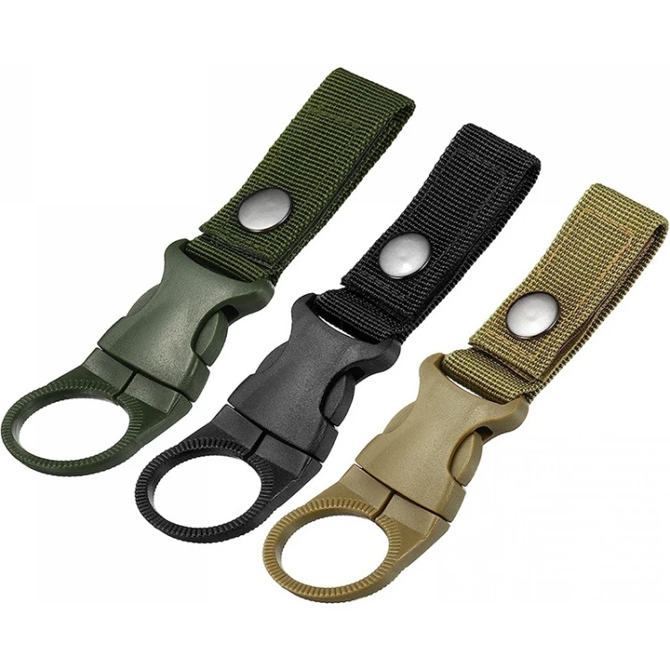Hanging Buckle Mineral Water Bottle Clip Drink Holder Drinks Bottle Buckle For Camping Hiking Traveling Outdoor