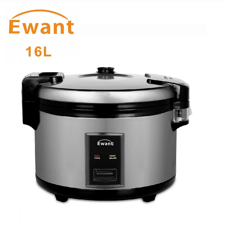 Ewant wholesale price 220V 2200W Mechanical Control Stainless steel Commercial 16L baby rice cooker big electric