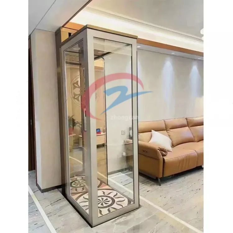Customized Home Elevator Lifts 1 floor 2 floors 3 Floors Small Residential Home Lift for Outdoor