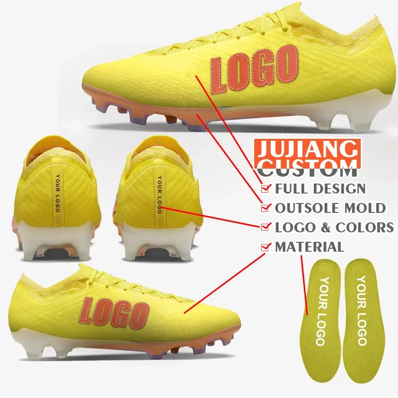 2024 Fashionable Style Soccer Shoes Men Comfortable Custom Football Shoes Wholesale Custom Made Logo Soccer Shoes Football Boots