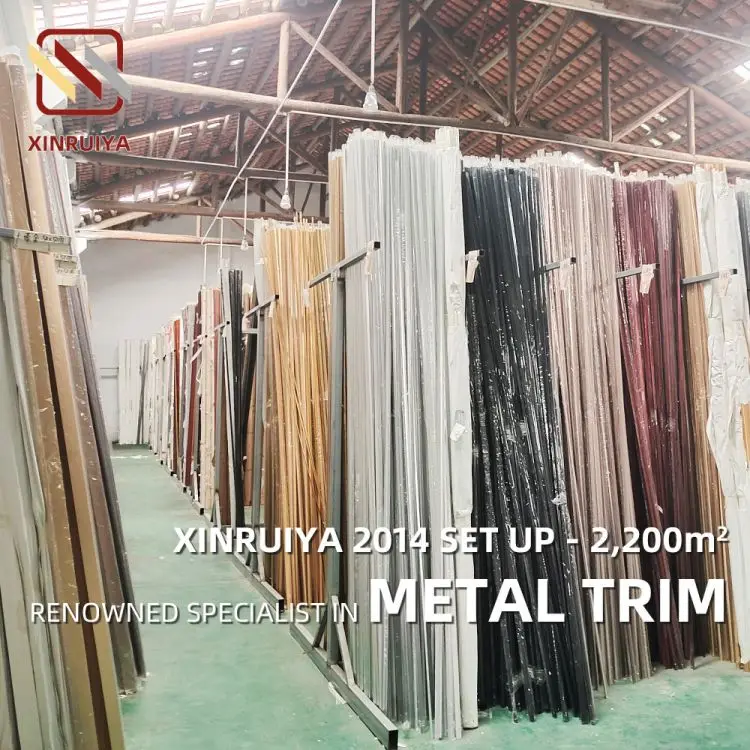 Matt Metal Charcoal Gunmetal Light Gray Dark Grey Anthracite Tile Edge Trim Edging Corner Beading Strips Grey For Tiles