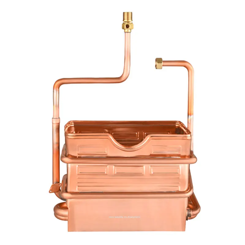 Customized main components of copper heat exchanger for gas water heater