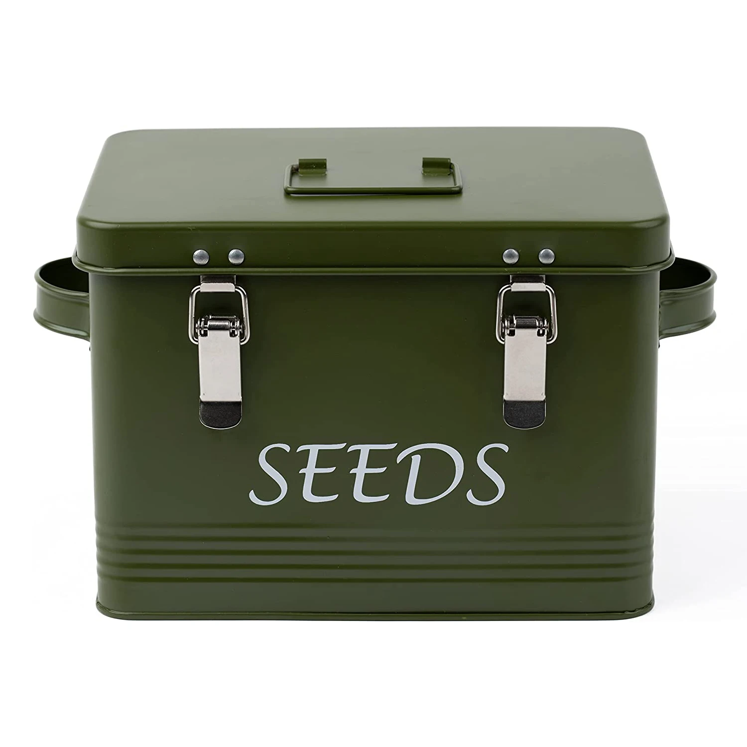Seed Storage Box Garden Seed Packet Storage Organizer Seed Box with dividers