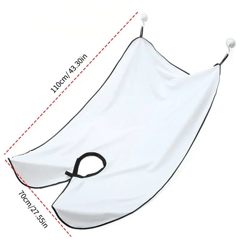 Male Shaving Apron Beard Catcher Cape Care Bib Face Shaved Hair Adult Bibs Shaver Cleaning Hairdresser
