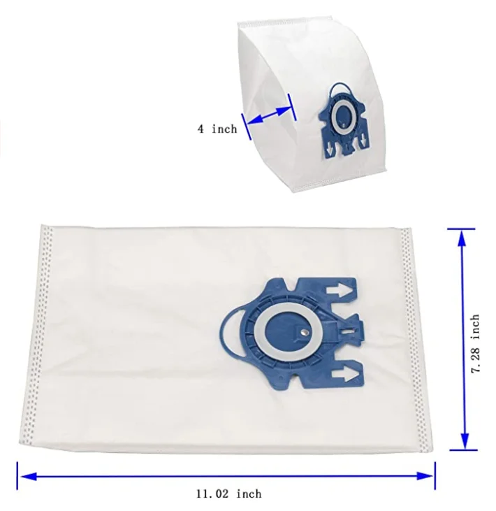 Customized Miele Hyclean GN 3D Replacement  Filter Dust Bag of Miele Non-woven Micro Vacuum Cleaner Spare Parts
