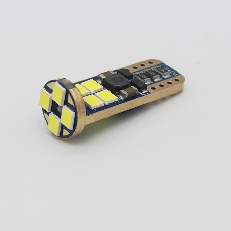 led Bulb Lamp T10-3030-12SMD Canbus License Plate Lamp 12V Car LED BULBs For Interior Light Indicator Lamp LED License Light