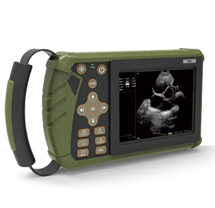 Портативная портативная полностью цифровая ветеринарная Диагностическая ультразвуковая машина для лошадей