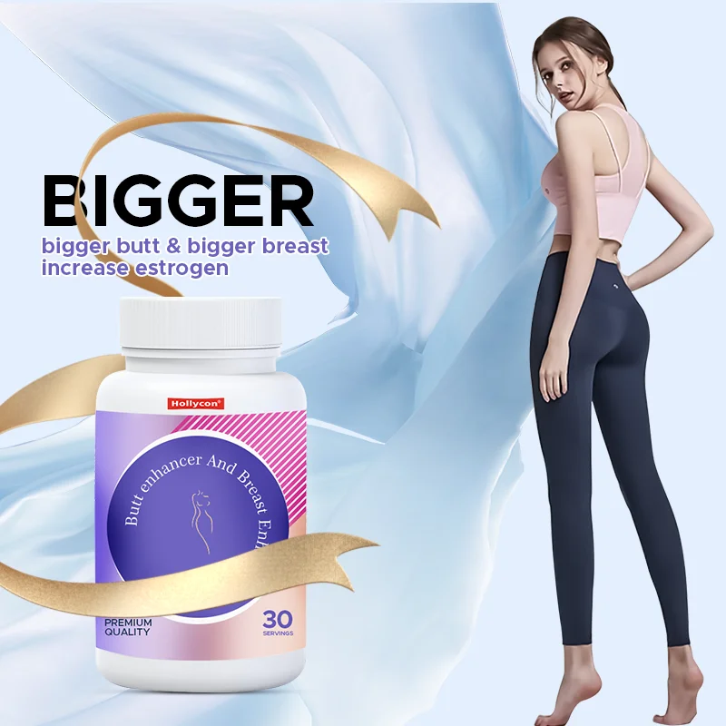 Factory Slim Waist Bigger Booty Butt Growth Breast Enhancement Pills Increase Estrogen Butt Breast Enhancer Vitamins Capsules