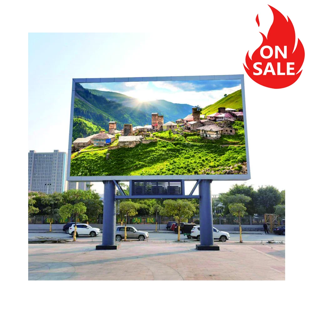 P8 Outdoor Advertisement Billboard for Road Stand 10mm Advertising Outside Led Screen Display