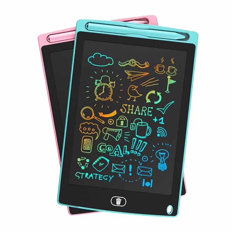 Electronic Colorful Drawing Board Writing Pad Kids Lcd Writing Tablet
