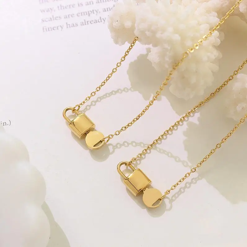 Fashion Jewelry Necklaces Men Sets Clover Plated Heart For Women Long Zircon Charm Bead Crystal Choker New Tungsten Necklace