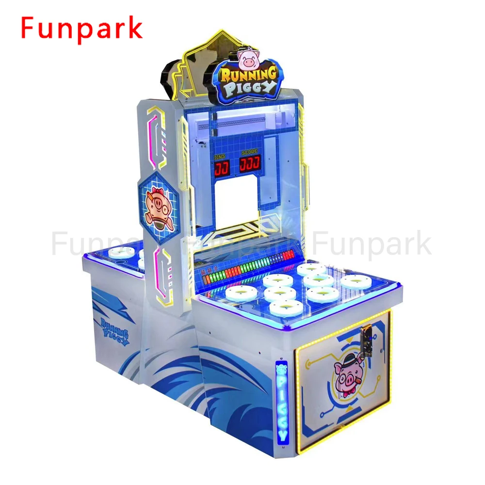 Funpark Factory Direct Sale Kids Hitting Pig Hammer Arcade Game Machine Coin Operated Games