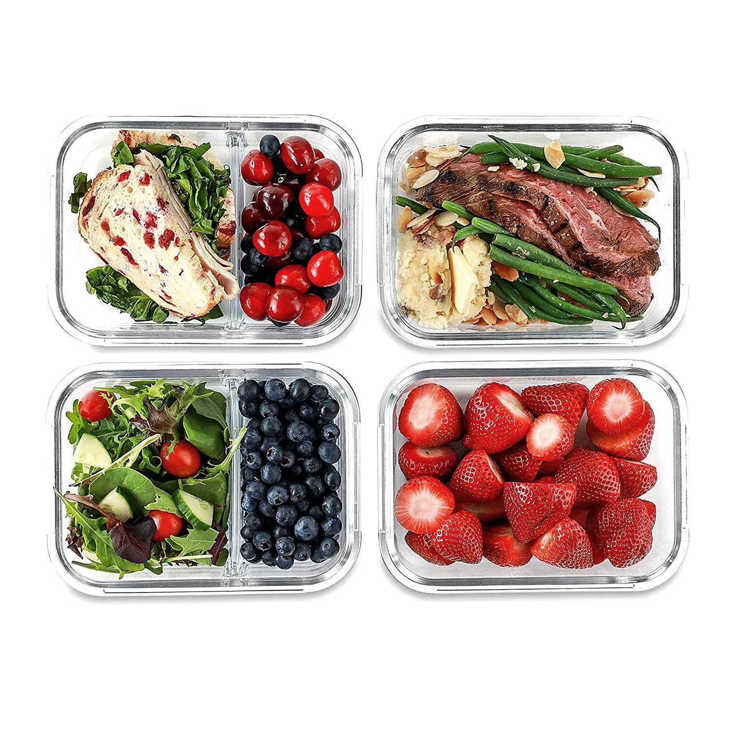 
hotel quality wholesale glass kitchen food storage containers 