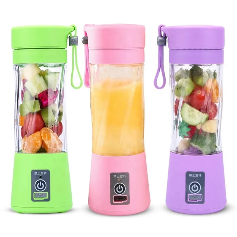 Factory direct portable multifunctional high-quality USB rechargeable juicer cup fruit electric juice mixing cup safe and health