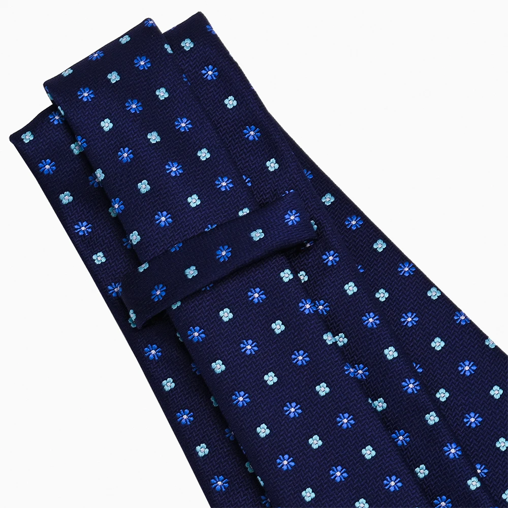 Yili Factory Custom Neckwear Business Party Wedding Everyday Wear Jacquard Woven Textured Polka Dot Ties from China