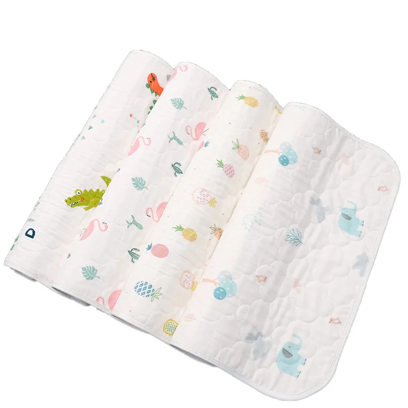 Wholesale Portable Urine Reusable Travel Pads Newborn Washable Cloth Diaper Baby Changing Mat