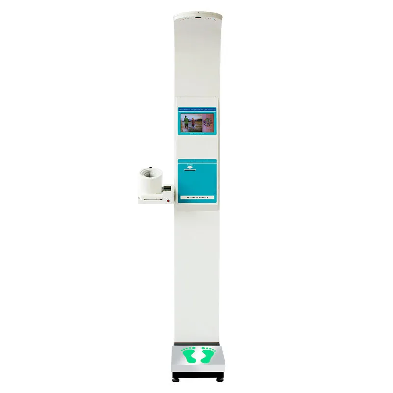 calculator person weighing scales with printer pharmacy cabinet medical equipment blood pressure weight height scale