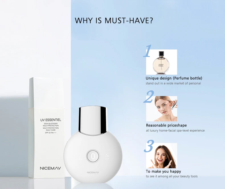 Hot Sell Portable beauty spa Ultrasonic Skin Scrubber Sonic Skin Scrubber for Home Use