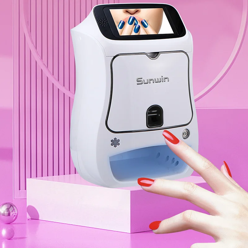 3D Digital Nail painting Machine Price Printing Machine professional Portable Automatic manicure Nail Art Printer
