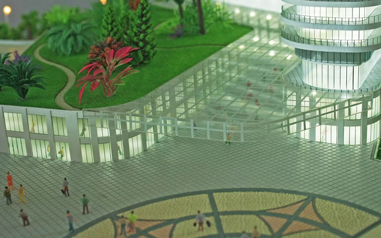 architectural building scale model  landscape model