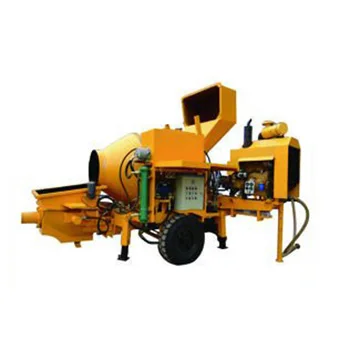 Широко используемая Бетономешалка с самозагрузкой, мини-гидравлический грузовик, бетононасосы со смесителем, цена на продажу