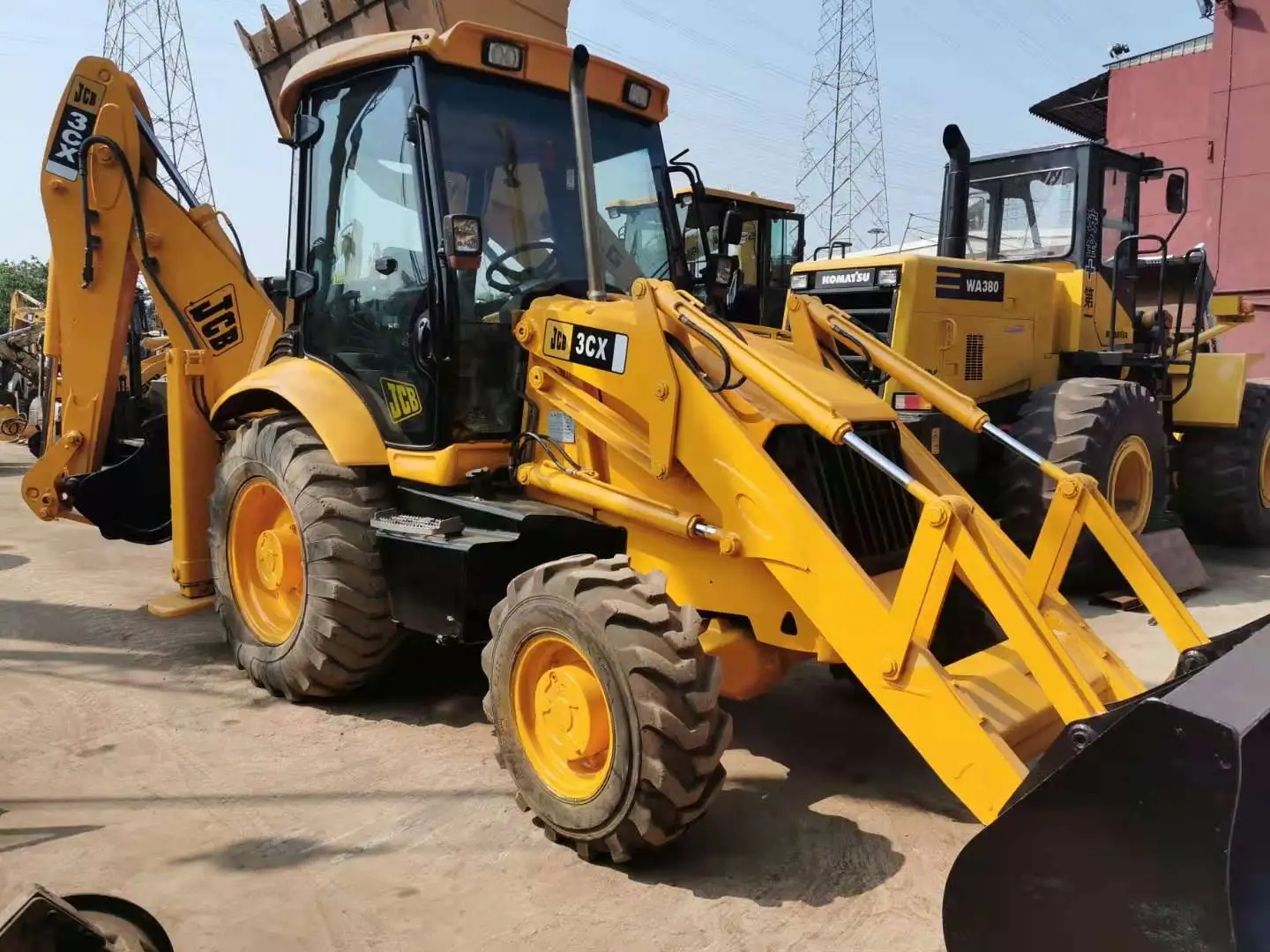 Экскаватор-погрузчик JCB 3cx 4cx для продажи хорошее состояние