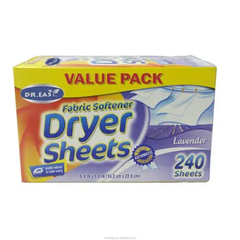 Laundry Drying Sheets Fabric Softener Dryer Sheets