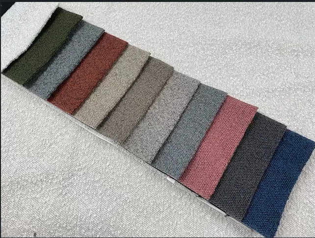 Customized Whole Sale Boucle Textile Upholstery fabric sofa fabric