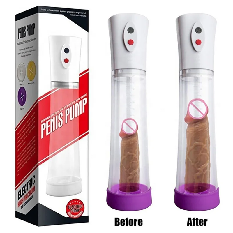 Electric Penis Dick Size Pro Enlargement Vacuum Pump Cock Sex Enhancer For Men Penis Enlarging Products