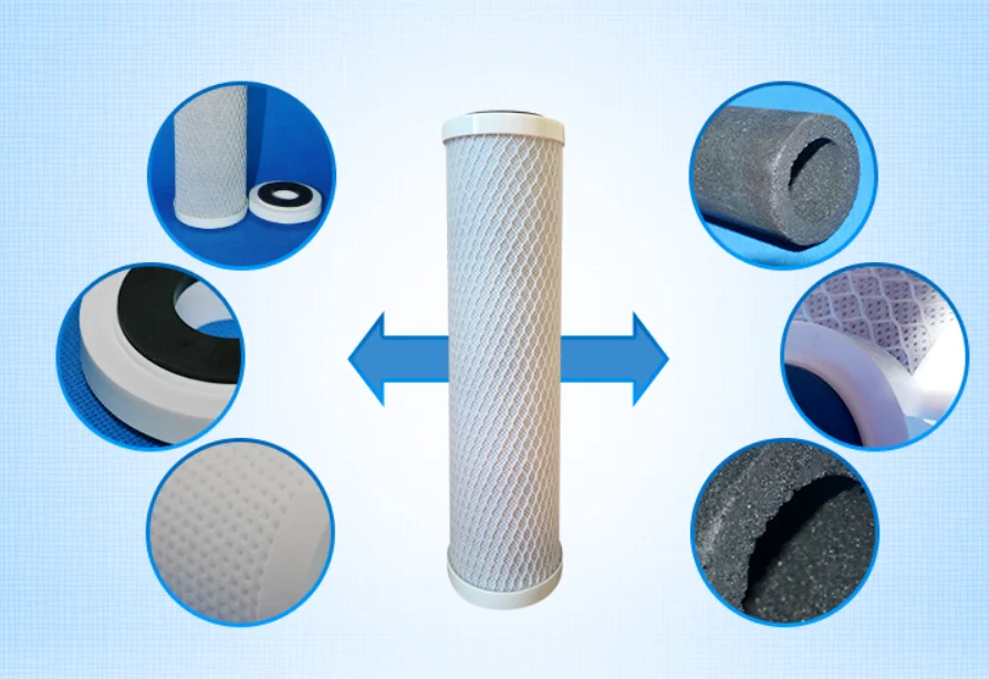 Ran CTO Filter Udf Water Filter Cartridge Block Filter OEM Activated Carbon Electric White 10 Inch Under Sink Activated Carbon