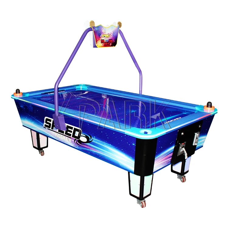 large size curved Coin Operated electric air hockey table EPARK arcade redemption game machine