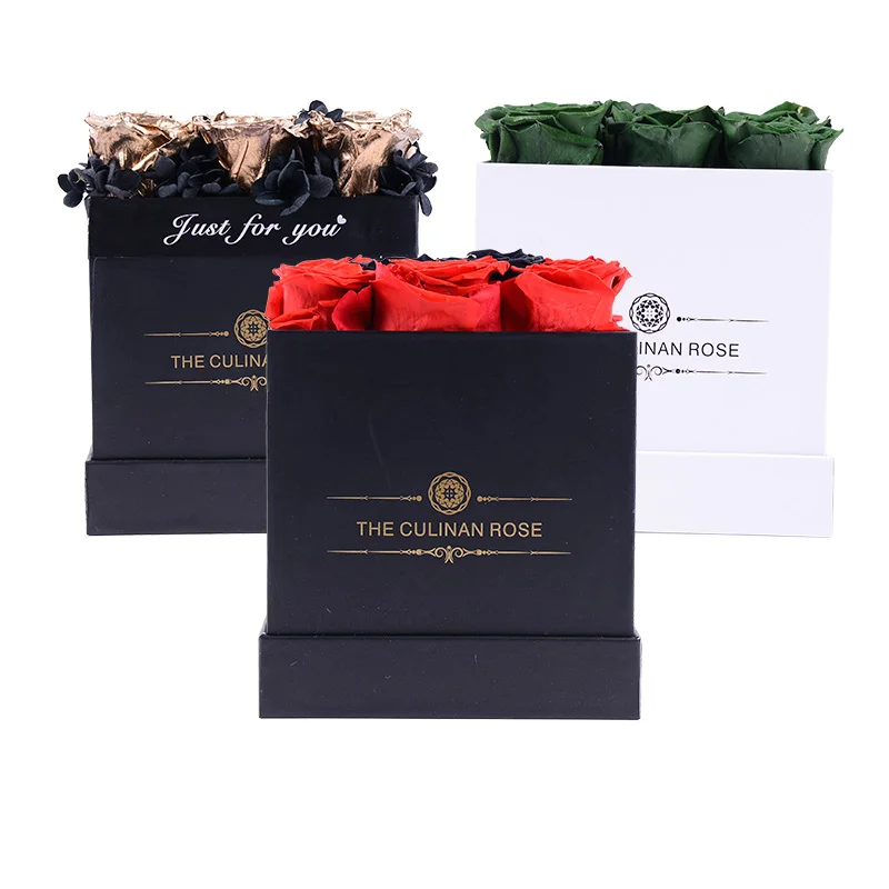 Culinan high quality personalized eternal rose infinite roses forever natural preserved roses in gift box