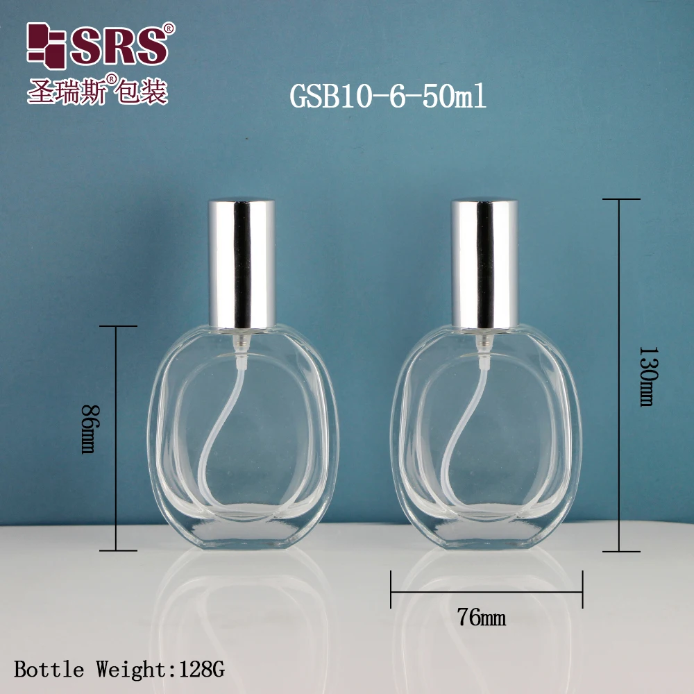 Factory Manufacture Glass Empty Perfume Bottle Cylinder Glass Bottle Perfume