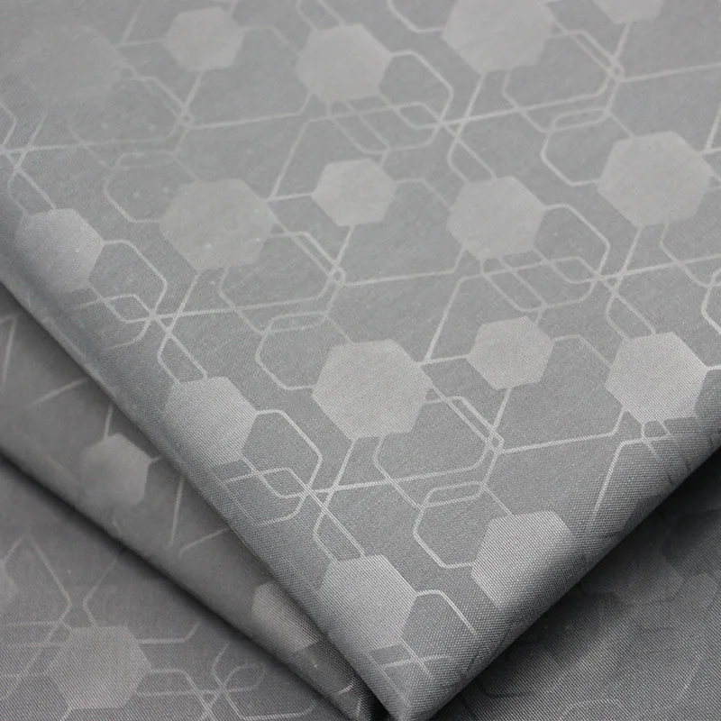 High Quality Custom 170T 180T 190T 200T 210T  Printing Coated crushed quilted poly taffeta fabric