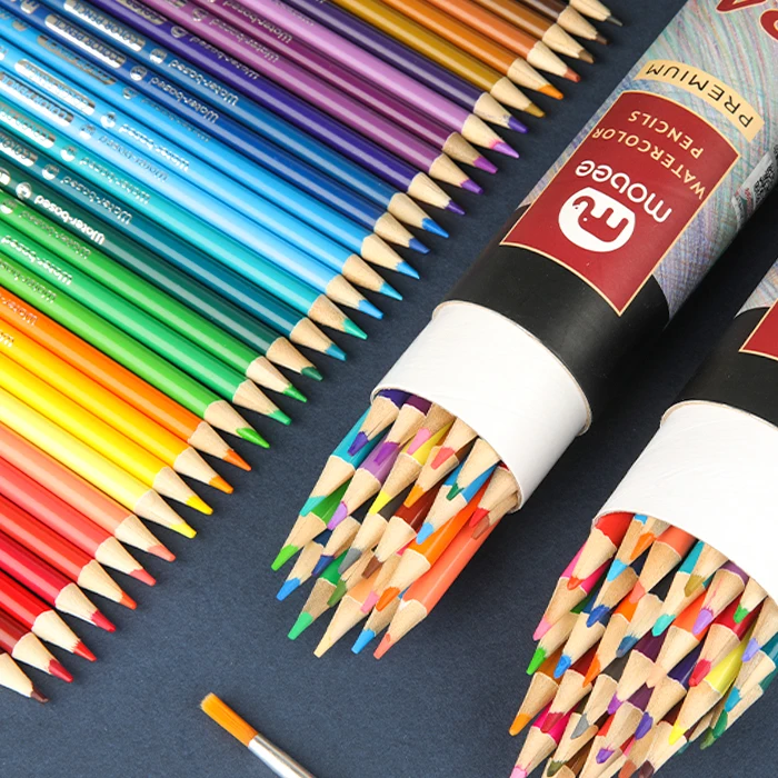 Gxin K001B24 24 Colors  custom Colored Pencil  set Water Soluble for kids Soft Wood Watercolor Drawing School Art Supplies