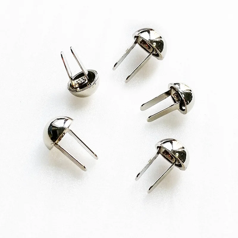Belt Accessories Metal Mushroom Half Round Shapes Belt Rivet Claw Studs Nail for Leather Garment Wallet