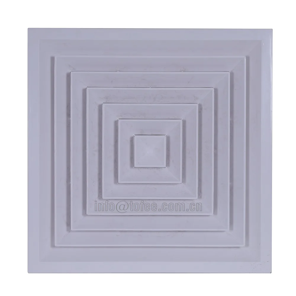 ABS Plastic Square Ceiling Diffuser