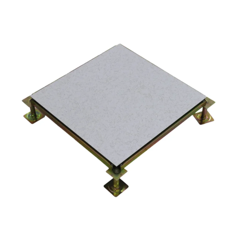 Hot selling product  Adjustable Access Edgeless Anti-Static Flooring All steel borderless HPL anti-static raised floor