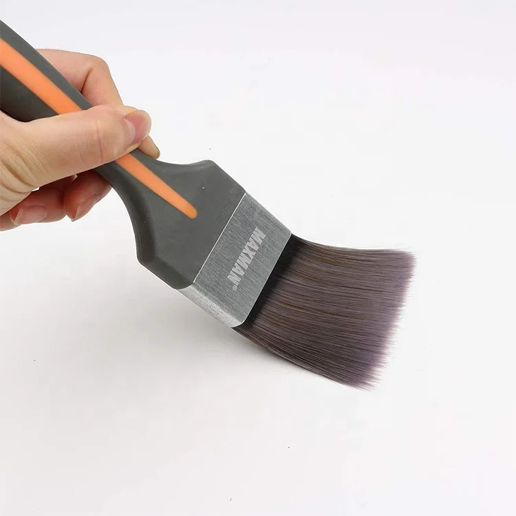 MAXMAN Tools High Grade Plastic Handle Industrial Brush Painting Tools Heavy Duty Paint Brushes