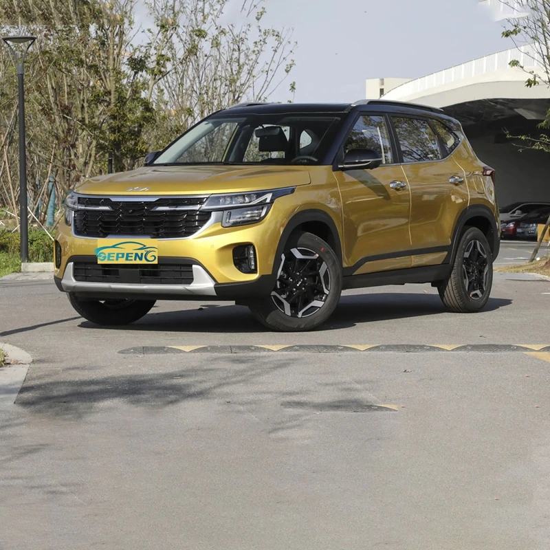 Лидер продаж 2021 Kia Seltos бензиновый внедорожник компактный удобный панорамный люк на крыше FWD 4L двигатель 190 км/ч скорость механическая коробка передач ткань АКК
