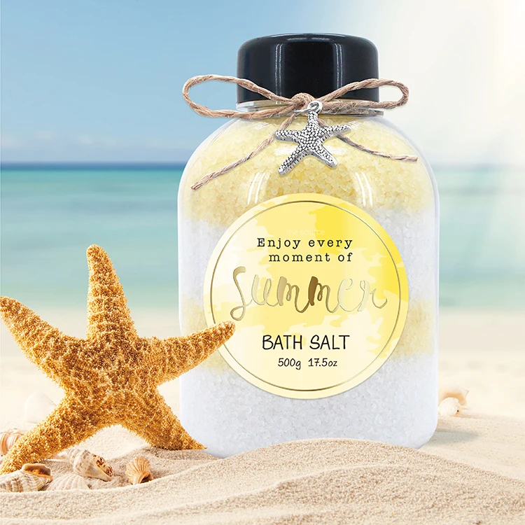 Summer Soak Sea Set Relax Wholesale Bottle Natural Organic marine Bath Salt