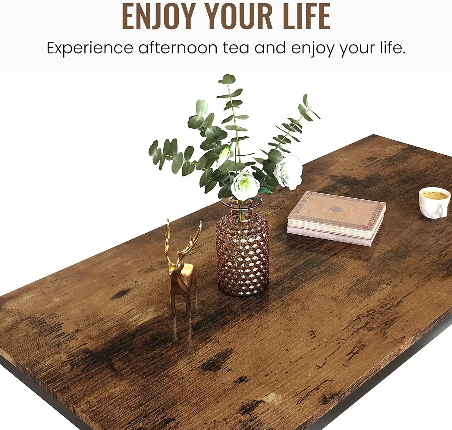 Modern Kitchen Table and Chairs for 4, Wood Pub Bar Table Set Perfect for Breakfast Nook Small Space Living Room