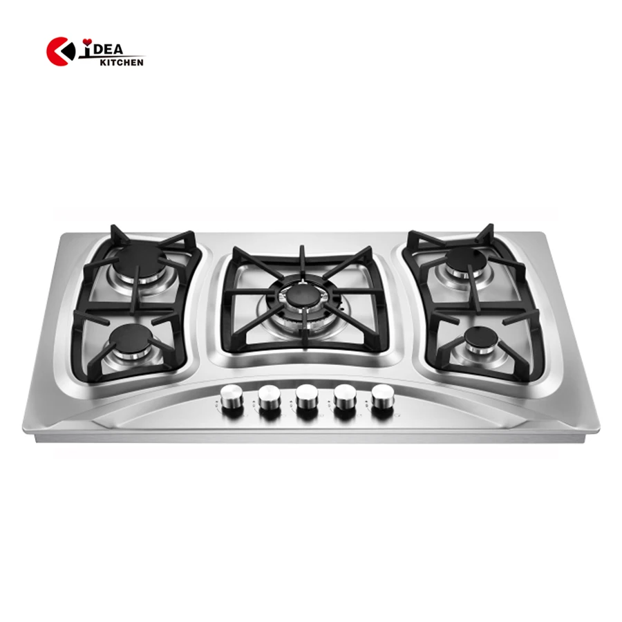 IDEA Kitchen Gas Stove Double Stove Household Table Type Embedded Natural Gas Liquefied Gas Stove Energy Saving