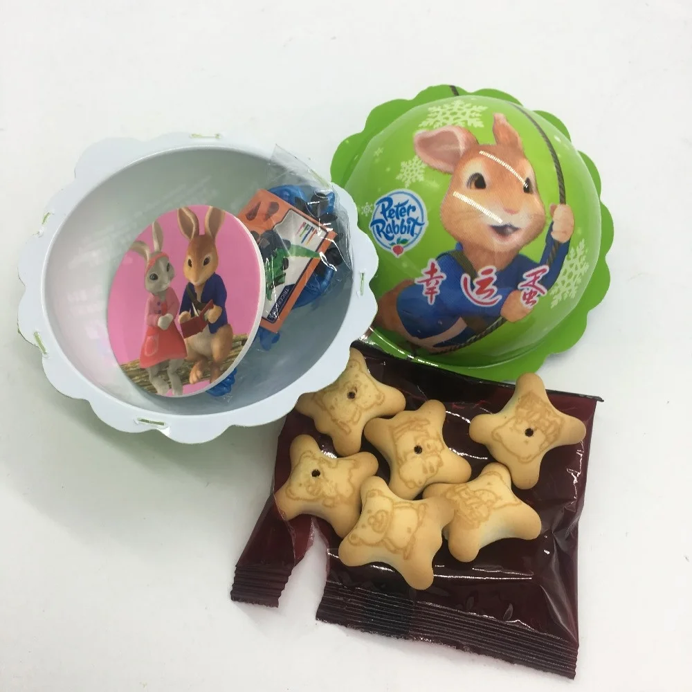 Carton new ball shape surprise kid candy toy egg