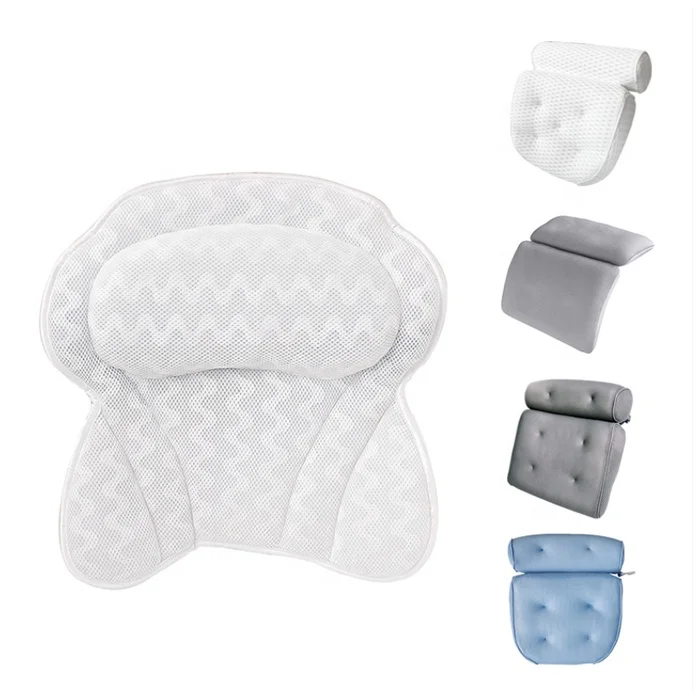 
modern style comfortable GRS air mesh 4D bath pillow 
