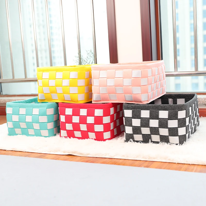 Double laundry basket bucket hamper collapsible felt organizer  laundry  large capacity basket folding laundry hamper